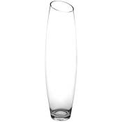 Atmosphera - Vase bombé verre H50cm créateur d'intérieur - Transparent