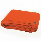 Bâche de protection imperméable 140 g/m² Orange