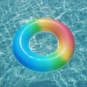 Bestway - Bouée piscine ou plage rainbow swing