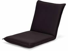 Costway chaise de sol pliante avec 6 positions reglables, canape paresseux inclinable rembourre d’eponge, chaise de plancher pliable pour maison, bure