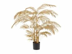 Emerald palmier areca artificiel 145 cm doré