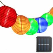 Guirlandes solaires extérieures Lanternes,Fairy Lights 30 led Lampes solaires extérieures imperméables pour lampes de jardin Lanterne chinoise pour