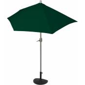 Jamais utilisé] Parasol semi-circulaire Parla, demi-parasol