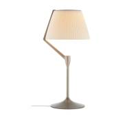 Lampe de table en aluminium moulé champagne Angelo