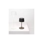 Lampe de table LED Olivia pro mini Lilas, rechargeable et dimmable