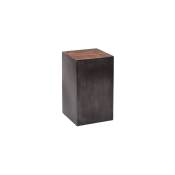 M-s - Sellette carrée 30x50 cm en bois recyclé et