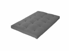 Matelas 160 x 200 - futon - 15 cm - ferme et equilibre - gris clair GRIS CLAIR