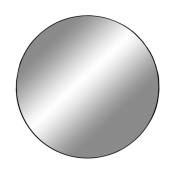 Miroir rond en métal ø40cm - Jersey - Couleur - Noir