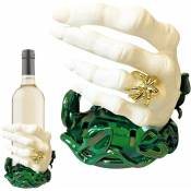 Porte-distributeur de savon à main léger avec table de base verte Sorcière Main Halloween Support pour bouteilles tasses pour Halloween Décoration de