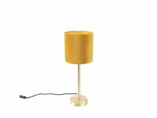 Qazqa led lampes de table simplo - jaune - moderne - d 20cm