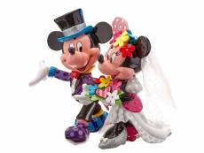 Statuette de collection minnie et mickey mariage by britto