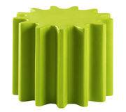 Table basse Gear / Pouf - Ø 55 x H 43 cm - Slide vert en plastique