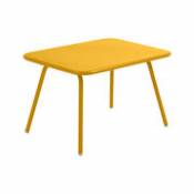 Table basse Luxembourg Kid / Table enfant - 75 x 55 cm - Fermob jaune en métal