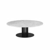 Table basse Scala / Ø 130 x H 40 cm - Marbre blanc