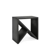 Table d'appoint Stoke noire 40x40cm - black