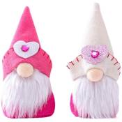 Tlily - DéCorations de PoupéE en Peluche Gnome de la Saint-Valentin, m. et Scandinave Tomte pour le de la Saint-Valentin
