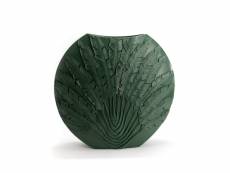 Vase feuille 60 cm vert