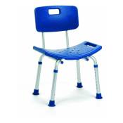 Vermeiren - Chaise de douche avec dossier Lilly bleu - 51 cm - Bleu