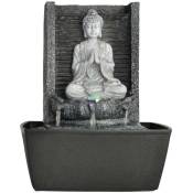 Zen Light - Fontaine Bouddha en méditation Nirvana