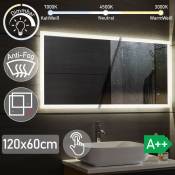 Aquamarin® Miroir de Salle de Bain LED - 120 x 60