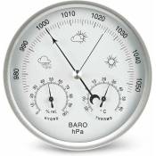 Baromètre à cadran avec thermomètre hygromètre