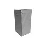 Centrale Brico - Panier à linge pliable, granit n°3, 30 x 55 x 30 cm