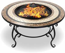 Centurion Supports Fireology Topanga Chauffage de jardin/foyer/table basse/barbecue/Seau à glace – en céramique Finition