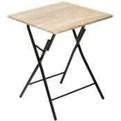 Five Simply Smart - Table pliante 2p 60x60cm bois-l60xp60xh76cm