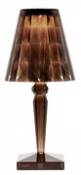 Lampe de table Big Battery LED / H 37 cm - Sur secteur - Kartell marron en plastique