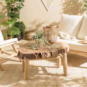 Macabane - will - Table basse forme naturelle en branches