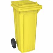 marque generique Bac poubelle WAVE 80-litres jaune