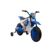 Moto cross électrique danny bleue