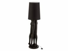 Paris prix - lampadaire design "couple" 155cm noir