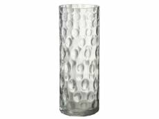 Paris prix - vase cylindrique design "honéo" 40cm transparent