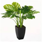 Plante verte artificielle en pot - h 70 cm - Objet