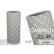 Porte-parapluies en céramique grise design cm 22 x