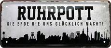 Ruhrpott 1176 Plaque décorative Inscription Die Erde