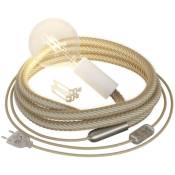 SnakeBis Cordon - Lampe plug-in avec cordon tressé
