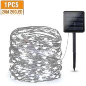 Solar Outdoor String Lights-colorwhite 20m-200led -