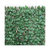 Suinga - Treillis en osier extensible avec des feuilles