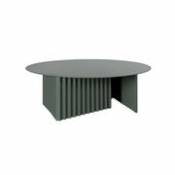 Table basse Plec / Acier - Ø 90 x H 32 cm - RS BARCELONA vert en métal