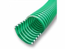 Tuyau d'aspiration 10 m à pression diamètre 32mm (1 1par4") spirale renforcement vert helloshop26 16_0001624