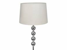 Vidaxl lampadaire avec support haut décoration à 4 boules blanc 240904