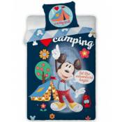 Argofield - Parure de lit Simple Mickey Mouse au Camping