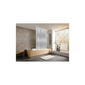 Banyo - Rideau de douche Design pour cassette vide, blanc, 1280x2400 mm emaga 100% Vinyle