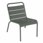 Chaise lounge Luxembourg / Assise basse - Fermob vert