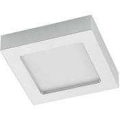 LED Plafonnier à intensité variable 'Alette' en aluminium pour salle de bain - argent, blanc