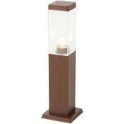 Malios - Lampe sur pied extérieur - 1 lumière - l 12.5 cm - Brun rouille - Moderne - éclairage extérieur - Brun rouille - Qazqa