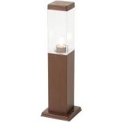 Qazqa - malios - Lampe sur pied extérieur - 1 lumière - l 12.5 cm - Brun rouille - Moderne - éclairage extérieur - Brun rouille