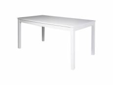 Table de salle à manger extensible, table moderne avec rallonges, console extensible, 160 / 243x90h76 cm, couleur frêne blanc 8055271422596